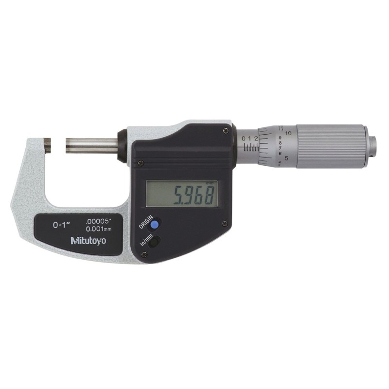 1 pcs - Mitutoyo 293-831-30 External Micrometer, Range 0 mm -25 mm, With UKAS Calibration
