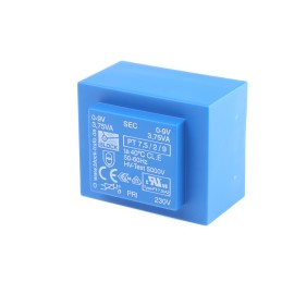 35 pcs - Block 9V ac 2 Output Through Hole PCB Transformer, 7.5VA