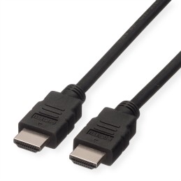 1 pcs - Roline 3840 x 2160 Male HDMI to Male HDMI Cable, 1m