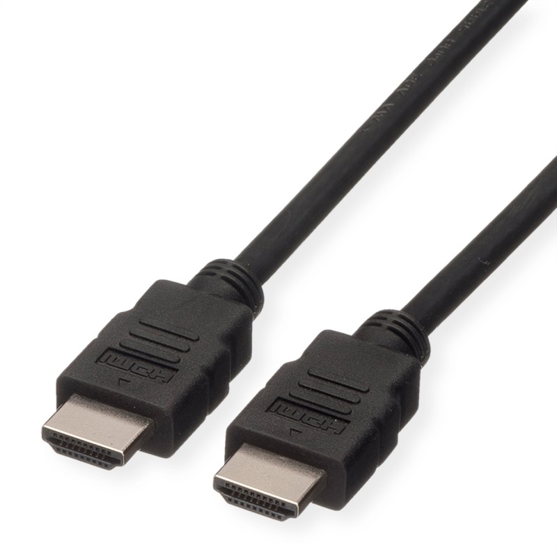 1 pcs - Roline 3840 x 2160 Male HDMI to Male HDMI Cable, 1m