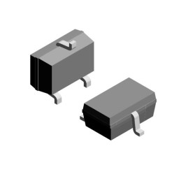 25 pcs - Vishay VCAN33A2-03GHE3-08, Dual-Element Bi-Directional ESD Protection Diode, 140W, 3-Pin SOT-323