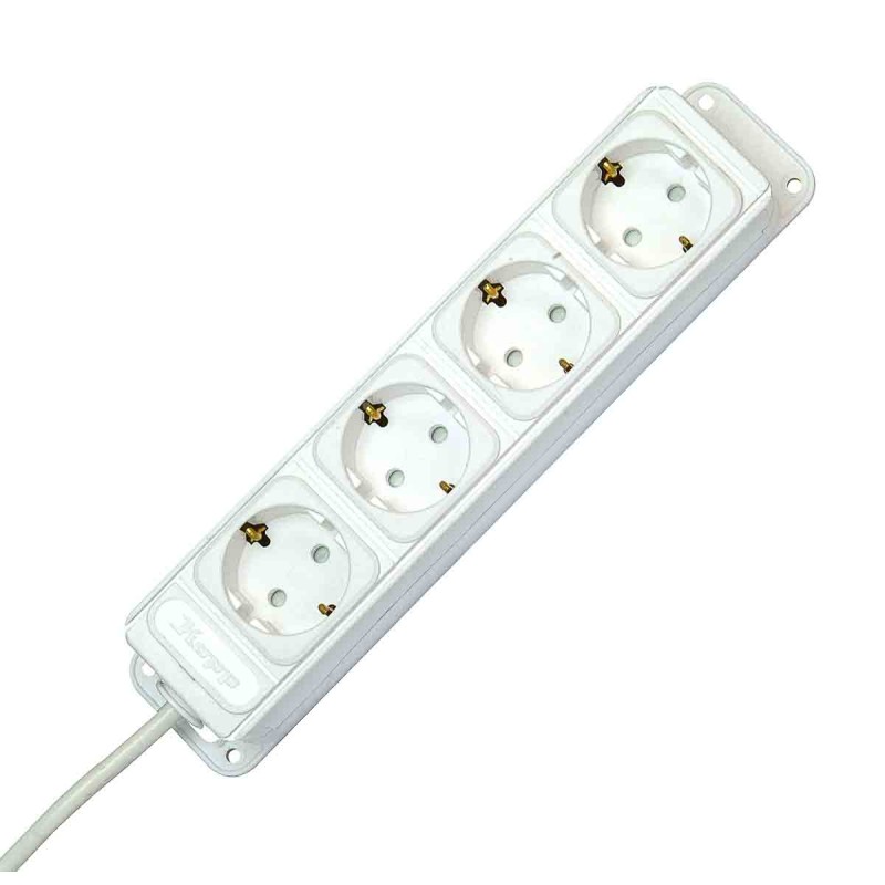 1 pcs - Kopp 1.4m 4 Socket Extension Lead