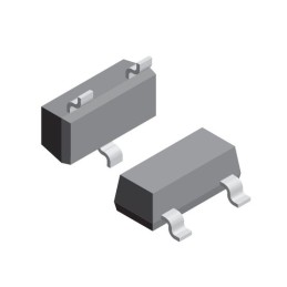 25 pcs - Vishay VCAN16A2-03SHE3-08, Dual-Element Bi-Directional ESD Protection Diode, 145W, 3-Pin SOT-23
