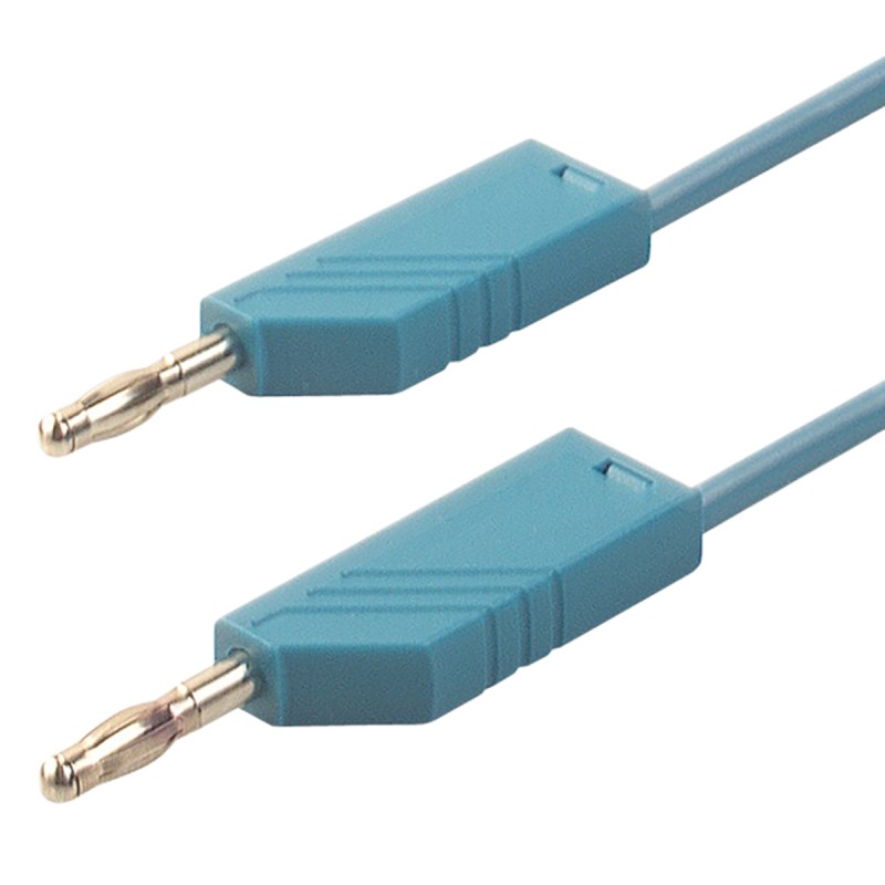 1 pcs - Hirschmann Test & Measurement, 16A, 30 V ac, 60V dc, Blue, 250mm Lead Length