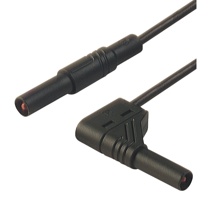 1 pcs - Hirschmann Test & Measurement, 16A, 1000V ac/dc, Black, 2m Lead Length