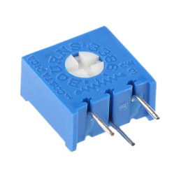 10 pcs - 100kΩ, Through Hole Trimmer Potentiometer 0.5W Bourns, 3386