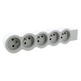1 pcs - Legrand 5 Socket Type E - French Extension Lead