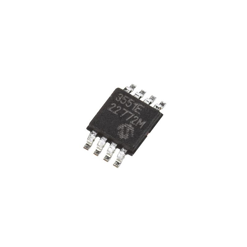 100 pcs - Microchip, 22-bit- ADC 0.014ksps, 8-Pin MSOP