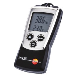 1 pcs - Testo 610 Hygrometer, ±2.5 %RH Accuracy, +50°C Max, 100%RH Max, UKAS Calibration