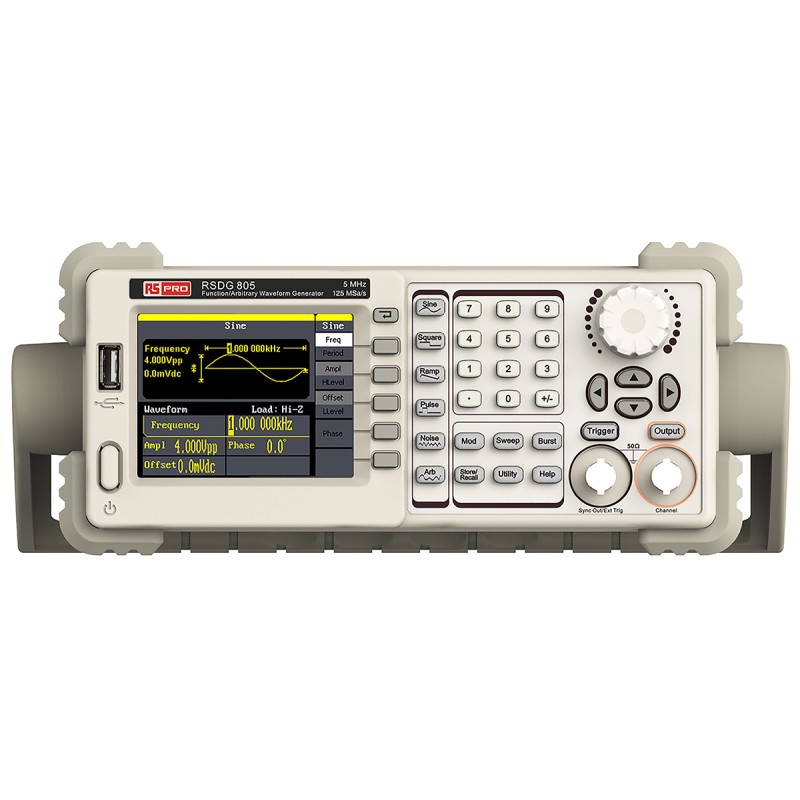 1 pcs - RS PRO Arbitrary Waveform Generator, 5MHz Max, 0 MHz Min - RS Calibrated
