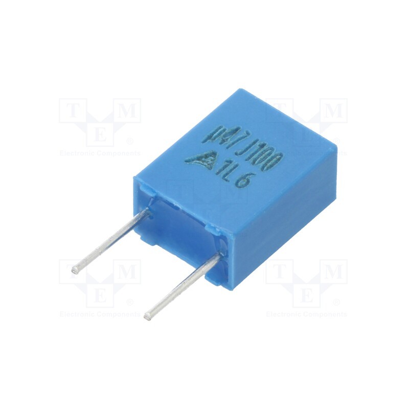 2 pcs x EPCOS - B32529C1474J000 - Capacitor: polyester, 0.47uF, 63VAC, 100VDC, 5mm, ±5%, -55÷125°C
