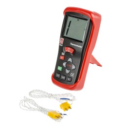 1 pcs - RS PRO RS42 Wired Digital Thermometer, K Probe, 2 Input(s), +1300 °C, +2000°F Max, ±0.5% + 1 °C, ±0.5% + 2 °F Accuracy
