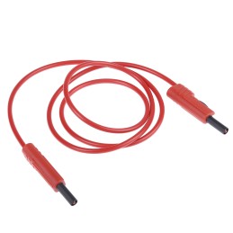 1 pcs - Hirschmann Test & Measurement, 16A, 30 V ac, 60V dc, Red, 1m Lead Length