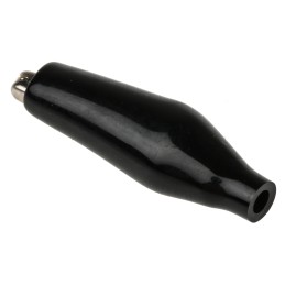 1 pcs - RS PRO Crocodile Clip, Nickel-Plated Steel Contact, Black