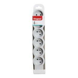 1 pcs - Legrand 6 Socket Type E - French Extension Lead