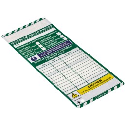 1 Bag of 10 - ScaffTag Safety Scaffolding Tag, English Language, 10 per Pack