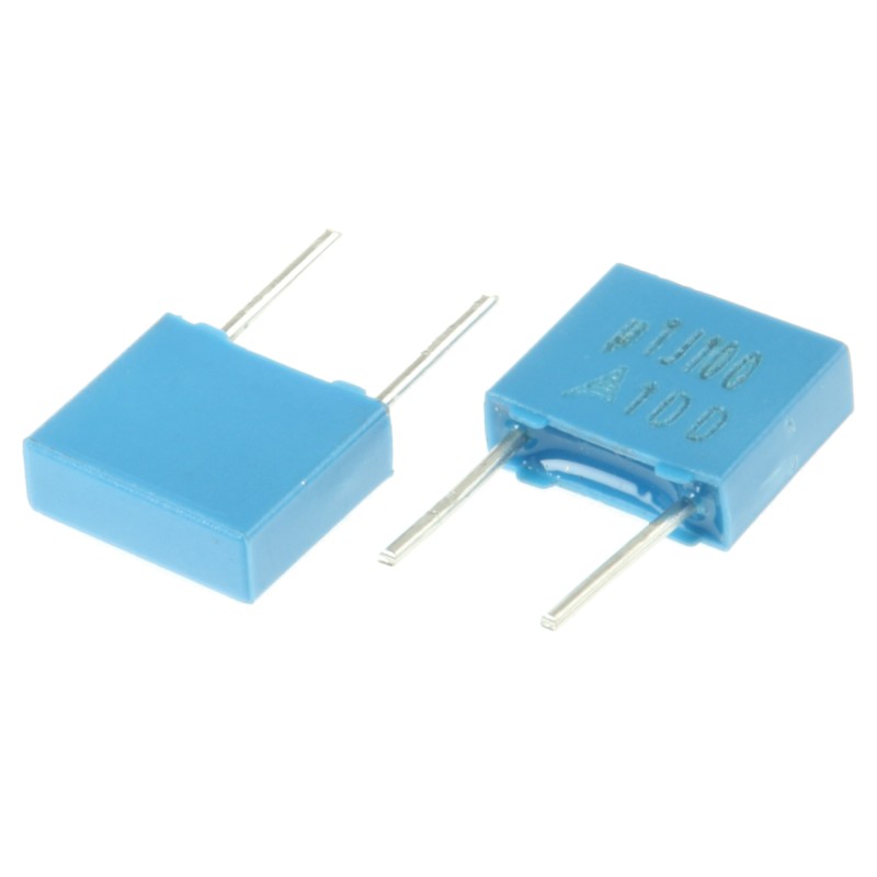 125 pcs - EPCOS B32529 Polyester Film Capacitor, 63 V ac, 100 V dc, ±5%, 100nF, Through Hole