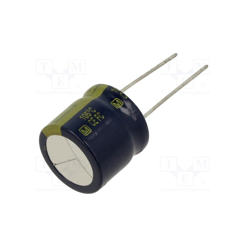 5 pcs x PANASONIC - EEUFC2A121S - Capacitor: electrolytic, low ESR, THT, 120uF, 100VDC, Ø16x15mm