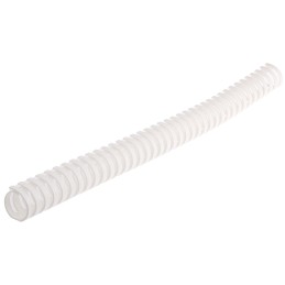 1 pcs - HellermannTyton HTC White Slotted Flexible Panel Trunking - Flexible Slot, W30 mm x D30mm, L0.5m, Plastic
