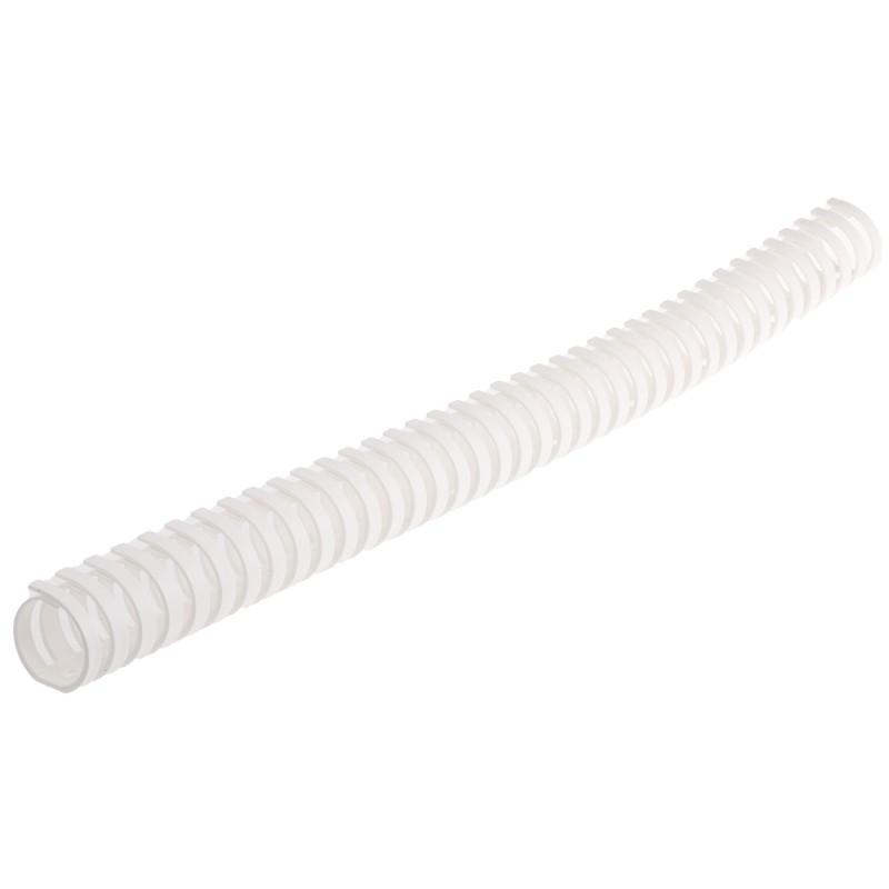 1 pcs - HellermannTyton HTC White Slotted Flexible Panel Trunking - Flexible Slot, W30 mm x D30mm, L0.5m, Plastic