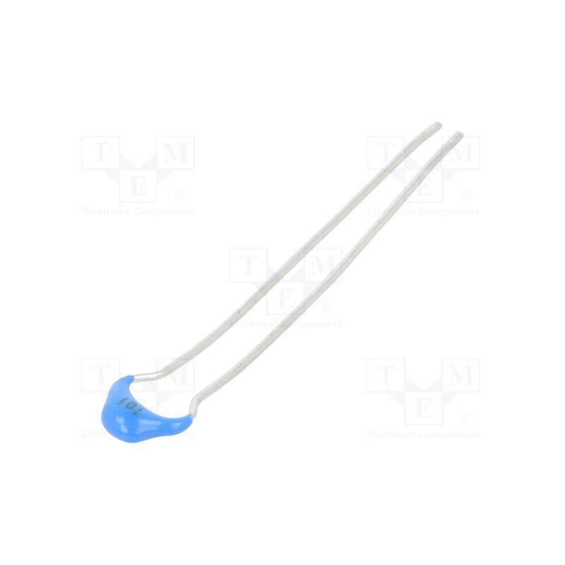 10 pcs x TDK - FG18C0G1H101JNT06 - Capacitor: ceramic, MLCC, 100pF, 50V, C0G (NP0), ±5%, THT, 2.5mm