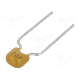 10 pcs x SR PASSIVES - CT40805B202K500F3R - Capacitor: ceramic, 2nF, 50V, X7R, ±10%, THT, 5mm