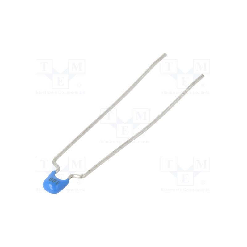 10 pcs x TDK - FG28C0G1H100DNT06 - Capacitor: ceramic, MLCC, 10pF, 50V, C0G (NP0), ±5%, THT, 5mm