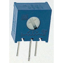 10 pcs - 50kΩ, Through Hole Trimmer Potentiometer 0.5W Side Adjust Bourns, 3386