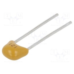 10 pcs x SR PASSIVES - CT40805N121J500F1R - Capacitor: ceramic, 120pF, 50V, C0G (NP0), ±5%, THT, 2.54mm