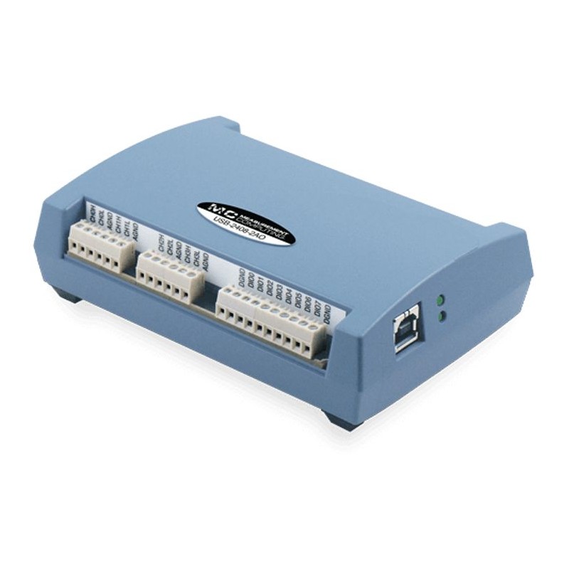 1 pcs - Digilent USB-2408-2AO Data Acquisition, 2 Channel(s), USB, 1ksps, 24 bit