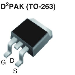 50 pcs - N-Channel MOSFET, 47 A, 600 V, 3-Pin D2PAK Vishay SIHB053N60E-GE3