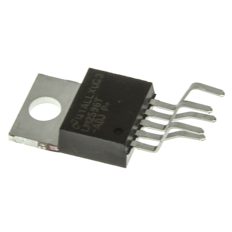 45 pcs - Texas Instruments, LM2596T-ADJ/NOPB Step-Down Switching Regulator, 1-Channel 3A Adjustable 5-Pin, TO-220