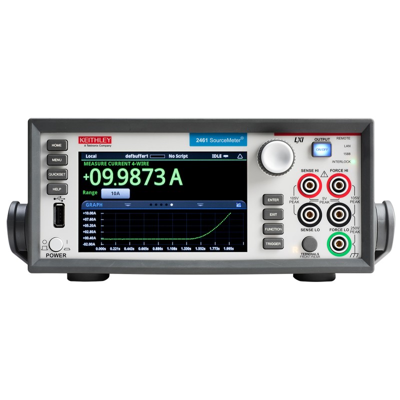 1 pcs - Keithley 2400 Series Source Meter, 200 mV - 100 V, 1-Channel, 10 (Pulsed Output) A, 7 (DC Output) A, 1000 W