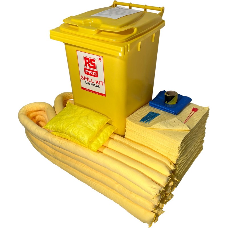 1 Kit - RS PRO 240 L Chemical Spill Kit