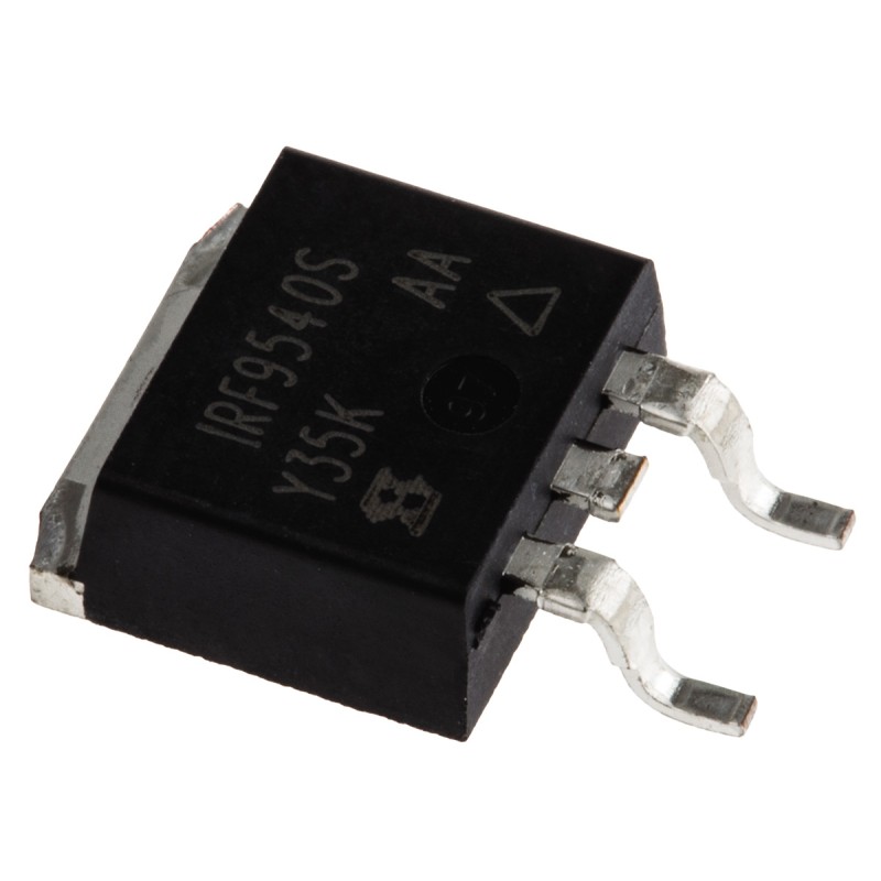 50 pcs - P-Channel MOSFET, 19 A, 100 V, 3-Pin D2PAK Vishay IRF9540SPBF
