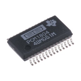 47 pcs - Texas Instruments, Dual 24 bit- Audio ADC 192ksps, 28-Pin SSOP