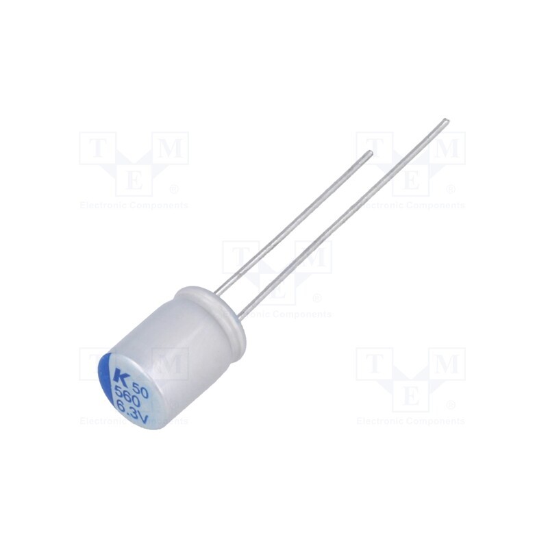 2 pcs x KEMET - A750BG227M0JAAE020 - Capacitor: polymer, low ESR, 220uF, 6.3VDC, ESR: 20mΩ, THT, ±20%
