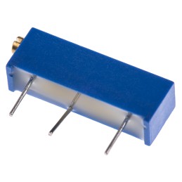 10 pcs - 20kΩ, Through Hole Trimmer Potentiometer 0.75W Side Adjust Bourns, 3006