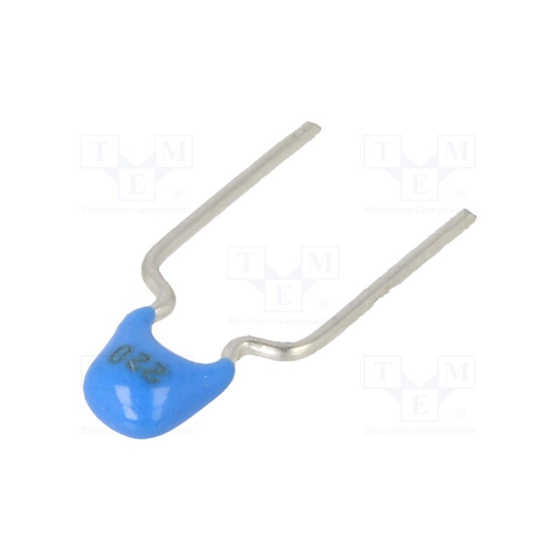 10 pcs x TDK - FG28C0G2A220JNT00 - Capacitor: ceramic, MLCC, 22pF, 100V, C0G (NP0), ±5%, THT, 5mm