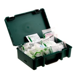 1 Kit - Wall Mounted First Aid Kit for 10 people, 280 mm x 190mm x 100 mm