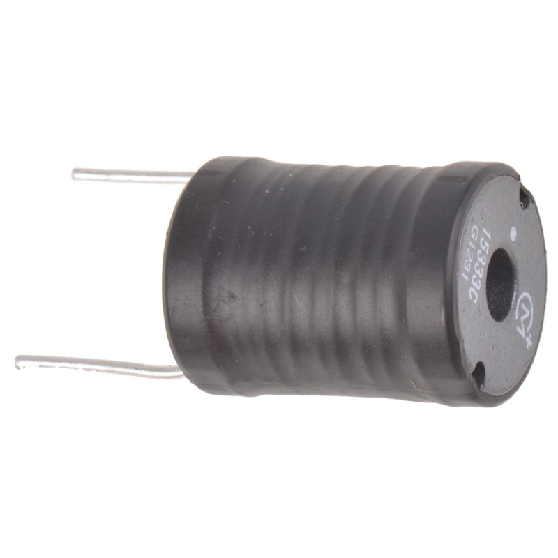 10 pcs - Murata 33 μH ±10% Leaded Inductor, Max SRF:8MHz, Q:107, 5.08A Idc, 31.2mΩ Rdc, 1500