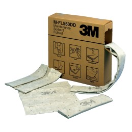 1 Lot of 3 - 3M Multi-Format Spill Absorbent for Maintenance Use, 119 L Capacity, 3 per Pack