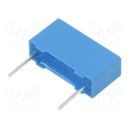 2 pcs x EPCOS - B32521C1104J000 - Capacitor: polyester, 0.1uF, 63VAC, 100VDC, 10mm, ±5%, 13x7x4mm