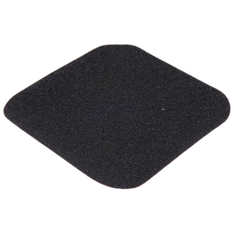 1 Pack of 10 - RS PRO Black Anti-slip Tile Polymer Anti-Slip Tile, Solid Finish 140mm x 140mm x 0.05mm