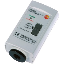 1 pcs - Testo 0554 0452 Sound Level Calibrator, ±0.5 dB Accuracy, 94 dB, 114 dB Output, 1/2 in, 1 in Microphone