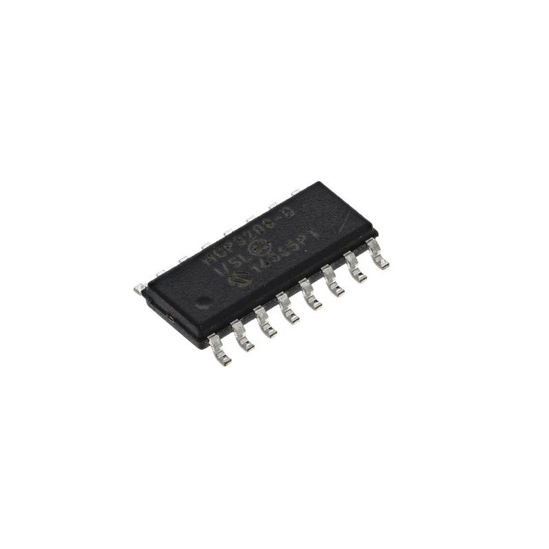 50 pcs - Microchip, Octal 12-bit- ADC 100ksps, 16-Pin SOIC