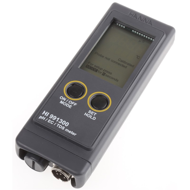 1 pcs - Hanna Instruments HI 991300 pH Meter, ±0.01pH Accuracy, 0.01pH Resolution, 16pH Max, +105 °C Max