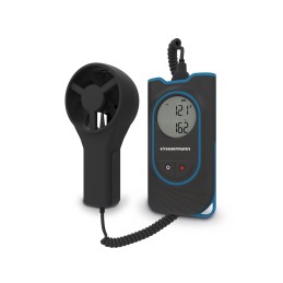 1 pcs - SAUERMANN. Rotary Vane Anemometer, 30m/s Max, Measures Air Flow, Air Velocity, Temperature