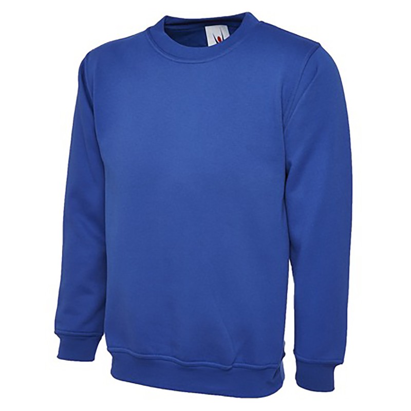 1 pcs - RS PRO Royal Blue Polyester, Cotton Unisex's Work Sweatshirt M