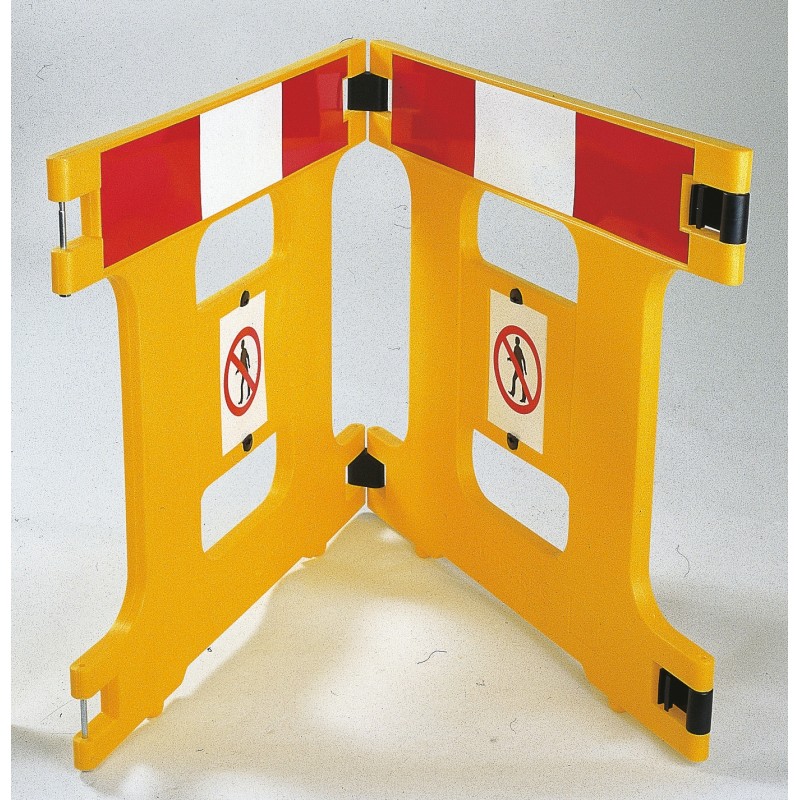 1 Pair - Addgards Yellow PE Folding Barrier